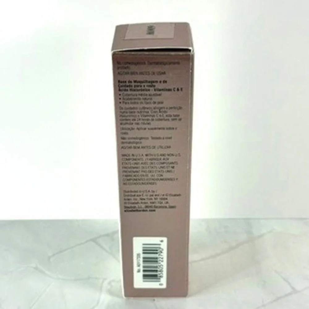 Elizabeth Arden Flawless Finish Skincaring Foundation 600W 1oz Hyaluronic Sealed